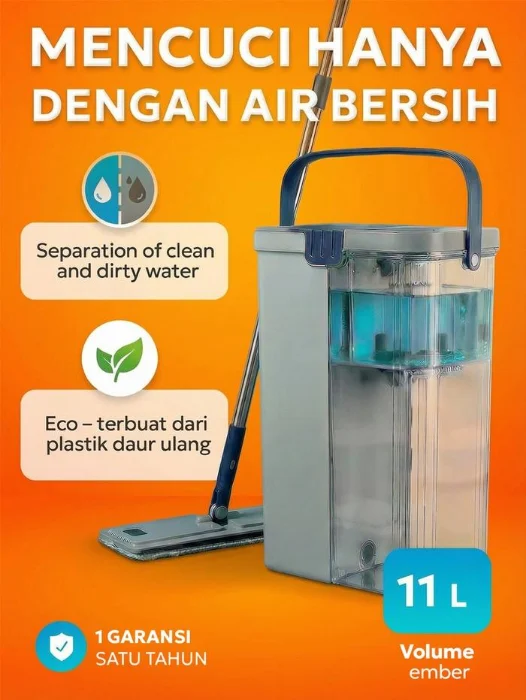 Pel Dorong dengan Ember 11 L MAVELO